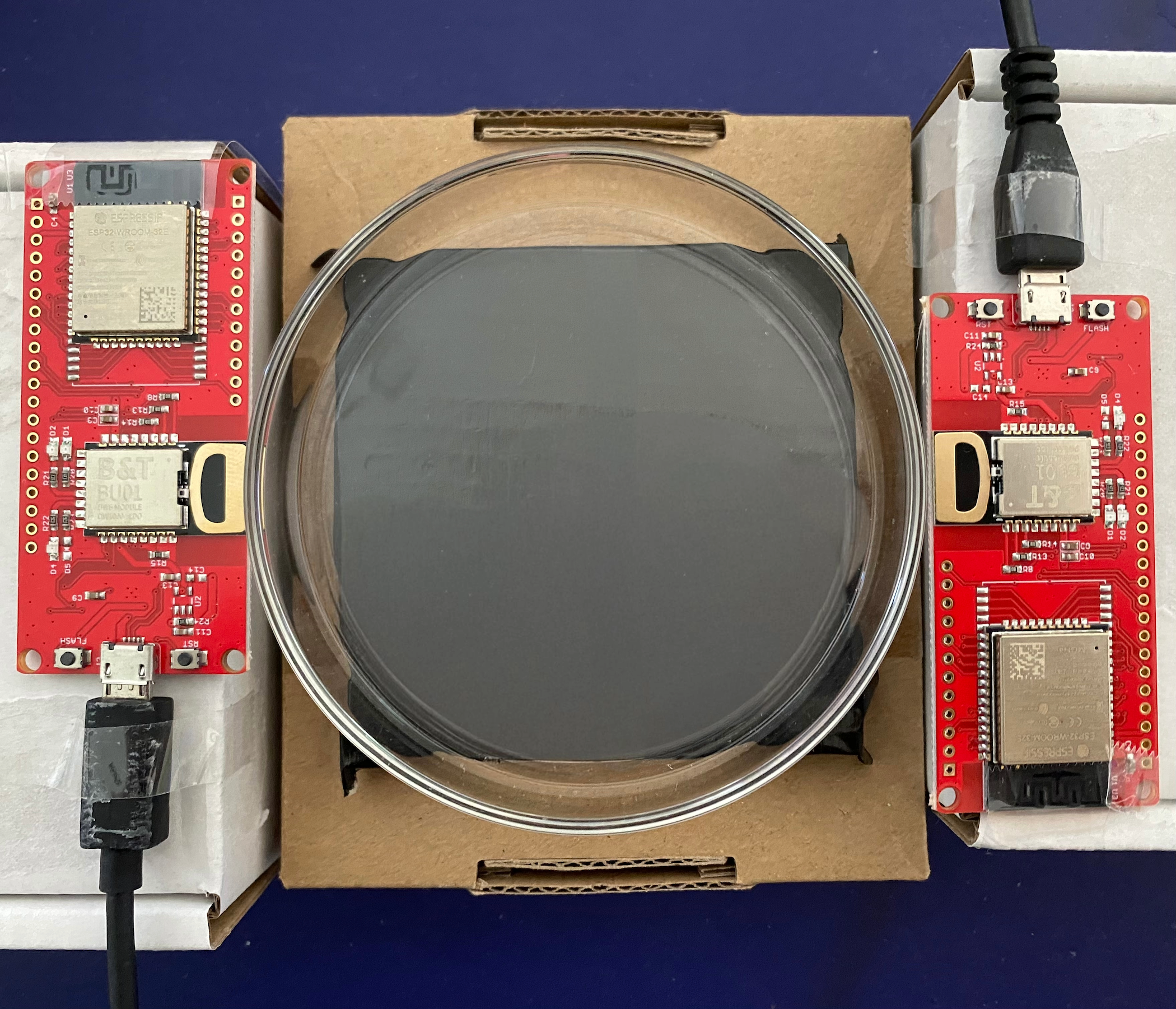 Bistatic UWB radar experimental setup